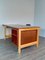 Vintage Scandinavian Oak and Mahogany Desk by Hans J. Wegner for Getama, 1960s 16