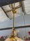 Lámpara de techo Art Déco de latón de Ercole Barovier para Barovier & Toso, años 30, Imagen 9