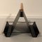 Magazine Rack in Iron and Wood, Italy, 1980s, Image 1