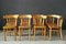 Beech Bentwood Dining Chairs from Ligna, 1960s, Set of 8 5