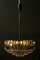Lámpara de araña de cristal niquelado de Bakalowits & Söhne, años 60, Imagen 4