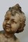 Antike Plaster Sitting Child Skulptur, 1900er 2