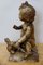 Antike Plaster Sitting Child Skulptur, 1900er 8