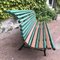 Wrought Iron Slatted Park Bench, 1920s 4