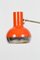 Grande Lampe de Bureau Ajustable Vintage Orange en Chrome 2