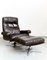 Cow Leather DS-31 Lounge Chair & Ottoman from de Sede, 1970s, Set of 2, Image 14