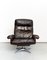 Cow Leather DS-31 Lounge Chair & Ottoman from de Sede, 1970s, Set of 2 12