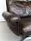 Cow Leather DS-31 Lounge Chair & Ottoman from de Sede, 1970s, Set of 2 5