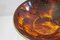 Large Bowl in Faux Tortoise Acrylic Glass and Brass, Italy, 1970s 5