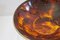 Large Bowl in Faux Tortoise Acrylic Glass and Brass, Italy, 1970s, Image 5