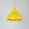 Yellow Minisol Pendant Lamp by K Kewo for Nordisk Solar, 1960s, Image 1