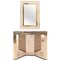 Mirror and Console Table Set, 1980s, Set of 2, Image 1