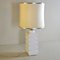 White Ceramic Table Lamp, 1960s, Image 4