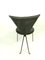 Black Leather and Painted Steel Chairs from Helmut Lubke & Co, 1990s, Set of 4 11