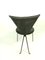 Black Leather and Painted Steel Chairs from Helmut Lubke & Co, 1990s, Set of 4, Image 11