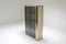 Brass and Chrome Display Cabinet with Glass Doors from Renato Zevi, 1970s, Image 3