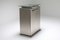 Stainless Steel Cabinet with Floating Glass Top in the Style of Maison Jansen, 1980s 8