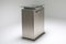 Stainless Steel Cabinet with Floating Glass Top in the Style of Maison Jansen, 1980s, Image 8