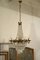 Lampe à Suspension Art Nouveau en Cristal et Laiton, Italie, 1930s 8