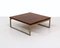 Vintage Square Rosewood and Metal Coffee Table, 1960s 9