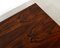 Vintage Square Rosewood and Metal Coffee Table, 1960s, Image 4