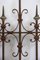 Antique Wrought Iron Trellis, Set of 3 6