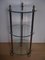 Small Vintage Round Brass and Glass Bar Cart from Maison Baguès 8