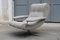 Gray Fabric Swivel Lounge Chair by Guido Bonzani for Tecnosalotto, 1970s 1
