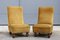 Italian Orange Velvet Lounge Chairs, 1950s, Set of 2, Image 2