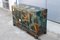 Oriental Style Lotus Flower and Birds Lacquer Sideboard, 1970s, Image 6