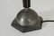 Pewter and Ebony Table Lamp from C. G. Hallberg, 1930s 7