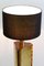 Italian Table Lamp in Faux Tortoise and Brass, 1970s 5