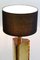 Italian Table Lamp in Faux Tortoise and Brass, 1970s, Image 5