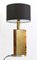 Italian Table Lamp in Faux Tortoise and Brass, 1970s, Image 4