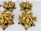 Golden Florentine Flower-Shaped Flush Mounts from Banci, Italy, 1950s, Set of 6 6