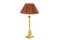 Empire Style Table Lamp in Gilt Bronze, 1950s 1