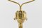 Lampada da tavolo in stile imperiale in bronzo dorato, anni '50, Immagine 3