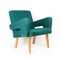 Blaugrüner Sessel von Jitona, 1960er 1
