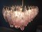 Pink Murano Glass Poliedri Ceiling Lamp from Carlo Scarpa, 1978 11