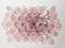 Pink Murano Glass Poliedri Ceiling Lamp from Carlo Scarpa, 1978 5