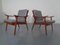 Teak Model 563 Armchairs by Fredrik A. Kayser for Vatne Møbler, 1950s, Set of 2 16