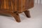 Aparador francés Art Déco vintage de madera nudosa de nogal, Imagen 7