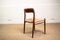 Danish Teak and Rope Model No. 75 Side Chairs by Niels Otto Møller for J.L. Møllers, 1960s, Set of 6 6