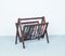 VIntage Wooden Magazine Rack, 1960s, Image 3