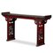 Antique Red Lacquered Oriental Altar Table 2
