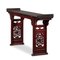 Antique Red Lacquered Oriental Altar Table, Image 3