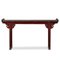 Tavolo antico con tavolo orientale laccato rosso, Immagine 1