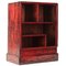 Antique Red Lacquered Display Shelf 2