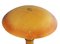 French Art Deco Aluminum UFO Mushroom Distressed Table Lamp, 1930s 6