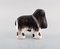 Basset Hound in Glazed Ceramic by Lisa Larson for K-Studion & Gustavsberg 3